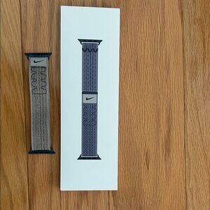 Nike Black and Gray Sport Watch Band for Apple Watch.